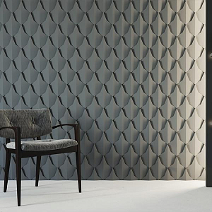 Гипсовая 3D Панель DRAGON SCALE - C