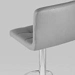 Барный стул с сиденьем серого цвета Honory варинант исполнения - 6 | Loft Concept в Воронеже