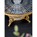 Чаша из прозрачного стекла с фигурками разноцветных попугаев на ободке 38 Eden Garden варинант исполнения - 4 | Loft Concept в Воронеже