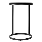 Кофейный столик круглый чёрный Compact Loft варинант исполнения - 1 | Loft Concept в Воронеже