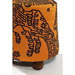 Пуф Wakonda Terracotta Tiger Mountain с Круглыми ножками  варинант исполнения - 3 | Loft Concept в Воронеже