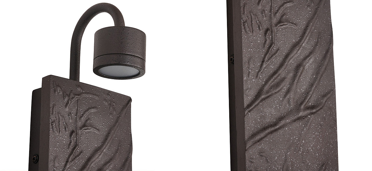 Бра с фактурой дерева Bark Black Бра с фактурой дерева Bark Black - Loft-Concept в Воронеже