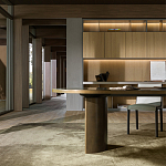 Дизайнерский рабочий стол из металла BLEVIO Table варинант исполнения - 6 | Loft Concept в Воронеже