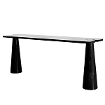 Консоль чёрная на 2-х конусообразных ножках Eros варинант исполнения - 4 | Loft Concept в Воронеже