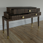 Премиальная Консоль с тремя ящиками Elsa Dreams Walnut варинант исполнения - 2 | Loft Concept в Воронеже