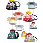 Подвесные светильники в виде чаши с цветочным орнаментом Flower Reversal варинант исполнения - 2 | Loft Concept в Воронеже