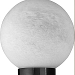 Бра цилиндрической формы чёрного цвета с 2-мя плафонами Marble Glow варинант исполнения - 5 | Loft Concept в Воронеже