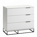 Комод белый с 3-мя ящиками Strict Lines  варинант исполнения - 1 | Loft Concept в Воронеже