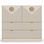 Комод с фактурным фасадом Satin Furniture варинант исполнения - 2 | Loft Concept в Воронеже