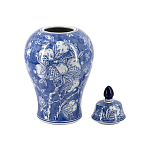 Ваза с крышкой в китайском стиле Гранатовое дерево Blooming Pomegranate варинант исполнения - 4 | Loft Concept в Воронеже