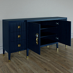 Большой Комод-буфет Elsa Dreams Blue с ящиками варинант исполнения - 4 | Loft Concept в Воронеже