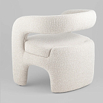 Кресло дизайнерское для лаунж зоны жемчужного цвета Pearl Lounge варинант исполнения - 6 | Loft Concept в Воронеже