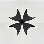 Дизайнерская плитка с узором Комета варинант исполнения - 1 | Loft Concept в Воронеже