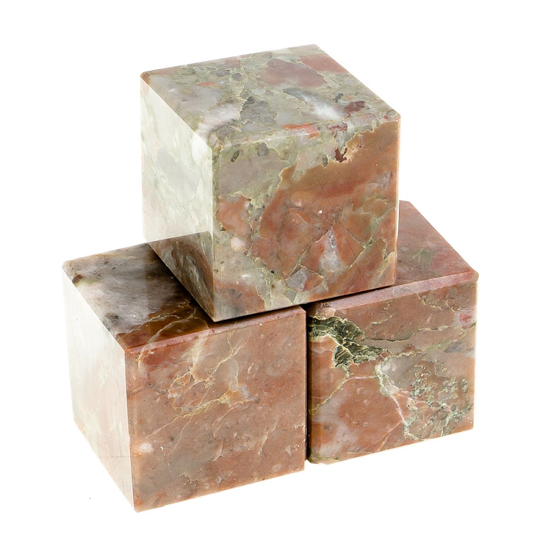 Камни для охлаждения виски из натурального камня креноид Natural Stone Cube Креноид в Воронеже | Loft Concept 