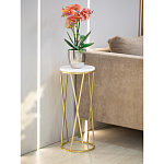 Столик дизайнерский Beige marble варинант исполнения - 6 | Loft Concept в Воронеже