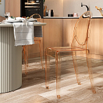 Прозрачный стул с янтарным оттенком LOUIS GHOST CHAIR варинант исполнения - 8 | Loft Concept в Воронеже