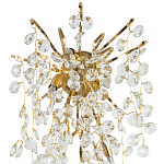 Бра с хрустальными подвесками на металлических ветках Fairytree Light Gold Wall Lamp варинант исполнения - 2 | Loft Concept в Воронеже