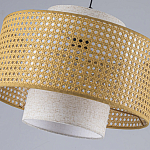 Торшер с декоративным поясом из плетеного бамбука Biuloggicu варинант исполнения - 5 | Loft Concept в Воронеже