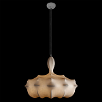 Подвесной светильник с белым фигурным абажуром и мягкими волнистыми краями Cloud Motion  варинант исполнения - 10 | Loft Concept в Воронеже