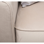 Диван двухместный раскладной светло-серый с кантом Pride варинант исполнения - 5 | Loft Concept в Воронеже