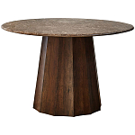 Круглый обеденный стол с мраморной столешницей Veras Marble Dining Table варинант исполнения - 1 | Loft Concept в Воронеже