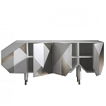 Комод с фасадом из геометрических фигур Coleccion Alexandra варинант исполнения - 1 | Loft Concept в Воронеже