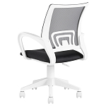 Офисное кресло с основанием из белого пластика Desk chairs Black варинант исполнения - 5 | Loft Concept в Воронеже