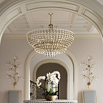 Бра с каркасом в виде веток усыпанных кристаллами Branches with Crystals варинант исполнения - 4 | Loft Concept в Воронеже