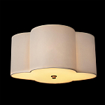 Потолочный светильник с белым волнистым плафоном из ткани Vitorino варинант исполнения - 2 | Loft Concept в Воронеже