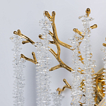 Бра золотого цвета с ветвями и хрустальными подвесками FAIRYTREE Light варинант исполнения - 4 | Loft Concept в Воронеже