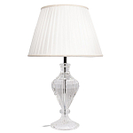 Настольная лампа хрустальная с абажуром Diamond Fragments варинант исполнения - 1 | Loft Concept в Воронеже