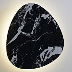 Бра треугольной формы из искусственного мрамора черного цвета Длина 47 см Ginger & Jagger варинант исполнения - 2 | Loft Concept в Воронеже