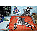 Большой Трехместный Диван с цветным принтом Qalakabusha Large Sofa варинант исполнения - 6 | Loft Concept в Воронеже