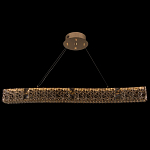 Люстра волнистой формы с текстурной огранкой Reflection of Reality варинант исполнения - 6 | Loft Concept в Воронеже