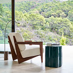 Кресло Avalon White Boucle из массива ореха варинант исполнения - 7 | Loft Concept в Воронеже