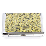 Портсигар на 10 сигарет с газовой зажигалкой из натурального камня Змеевик Светлый Stone Cigarettes Cases варинант исполнения - 1 | Loft Concept в Воронеже