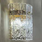 Бра с вертикальными рельефными стеклянными вставками Textured Glass варинант исполнения - 2 | Loft Concept в Воронеже