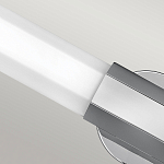 Бра для ванных комнат горизонтальное с длинным белым матовым плафоном в форме шестиугольника на круглом основании Hinkley варинант исполнения - 14 | Loft Concept в Воронеже