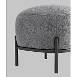 Пуф Стоун букле Fluffy темно-серый варинант исполнения - 2 | Loft Concept в Воронеже