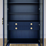 Дизайнерский шкаф витрина Elsa Dreams Blue с 4-мя ящиками варинант исполнения - 6 | Loft Concept в Воронеже