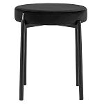 Табурет с мягким круглым сиденьем RIO Black варинант исполнения - 2 | Loft Concept в Воронеже
