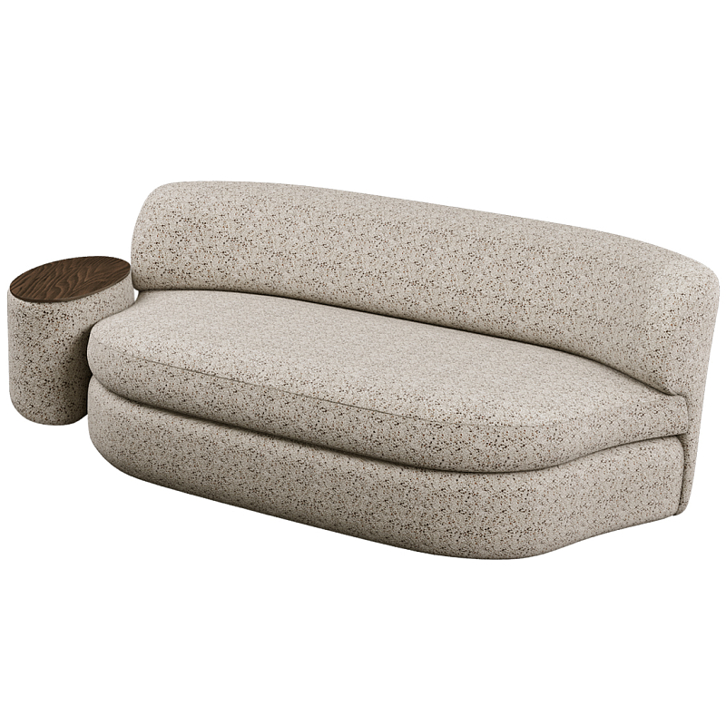 Диван двухместный со столиком Ulysses Молочный Орех в Воронеже | Loft Concept 