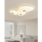 Потолочный светильник с тремя овальными матовыми плафонами TRIDalmen варинант исполнения - 3 | Loft Concept в Воронеже