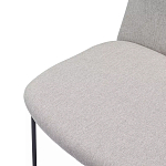 Стул мягкий светло-серый Chair Gray Runners варинант исполнения - 6 | Loft Concept в Воронеже