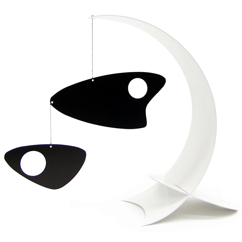 Декоративная статуэтка Abstract Fish Statuette Белый Черный Декоративная статуэтка Abstract Fish Statuette Белый Черный в Воронеже | Loft Concept