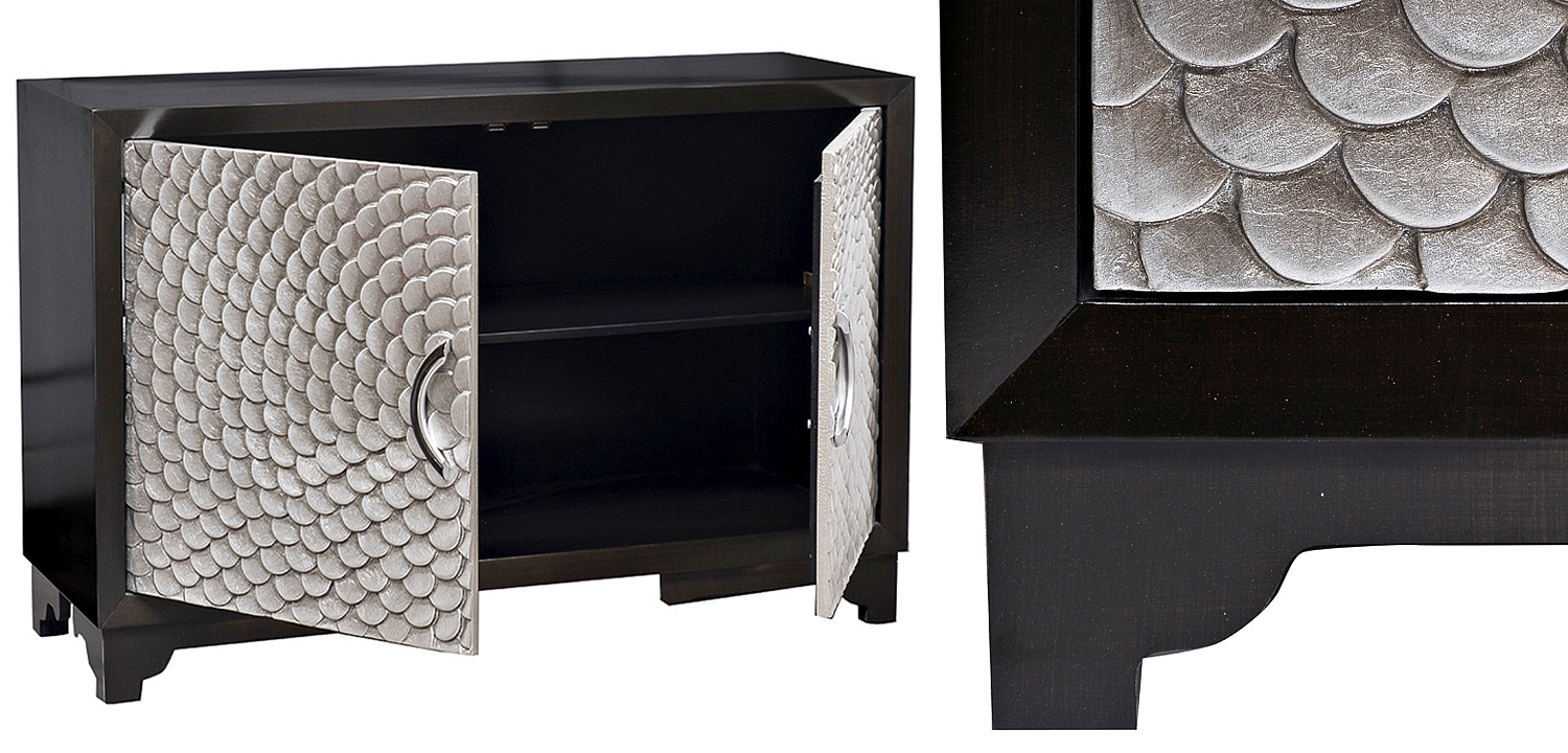 Комод с рельефным орнаментом Рыбья чешуя Fish scales Chest of drawers Комод с рельефным орнаментом Рыбья чешуя Fish scales Chest of drawers - Loft-Concept в Воронеже