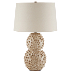 Настольная лампа с декоративными элементами в виде ракушек Frosting варинант исполнения - 3 | Loft Concept в Воронеже