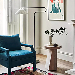 Дизайнерский журнальный стол с круглой каменной столешницей Utezu варинант исполнения - 2 | Loft Concept в Воронеже