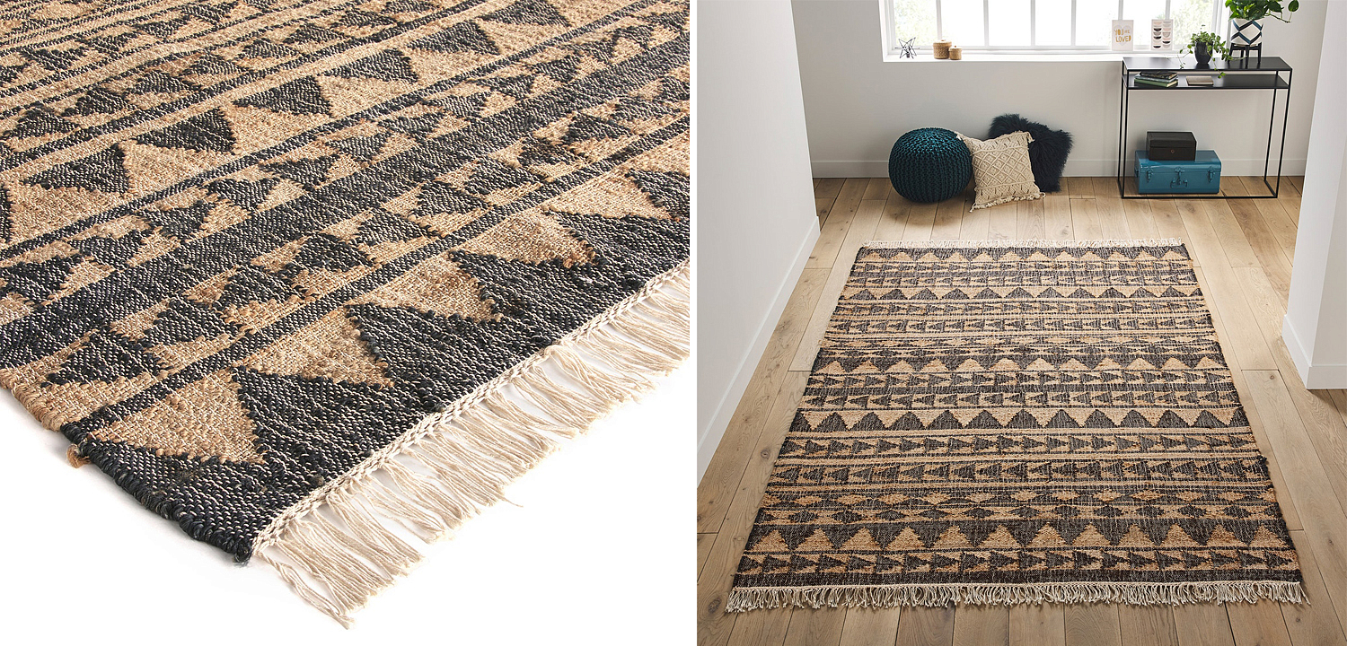 Ковер с бахромой Carpet Graphic Design Triangles Ковер с бахромой Carpet Graphic Design Triangles - Loft-Concept в Воронеже