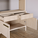 Стеллаж Primo с ящиками Светлый дуб  варинант исполнения - 6 | Loft Concept в Воронеже